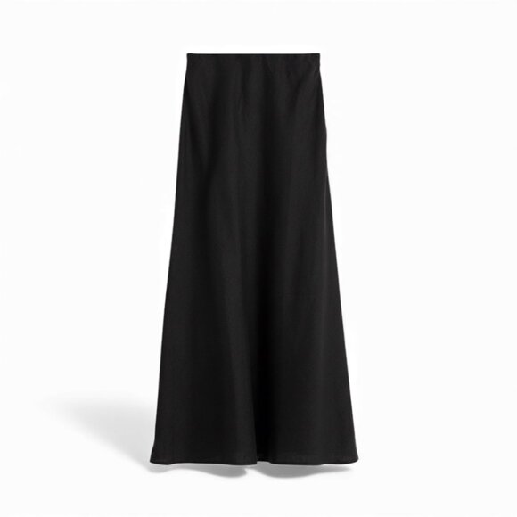 Madewell Linen Maxi Slip Skirt Size 10 - Picture 4 of 13